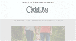 Desktop Screenshot of christiraephotography.com