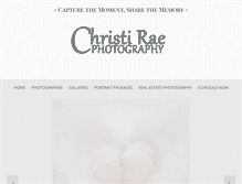 Tablet Screenshot of christiraephotography.com